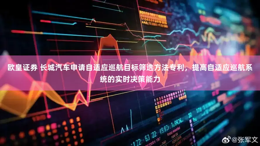 欧皇证券 长城汽车申请自适应巡航目标筛选方法专利，提高自适应巡航系统的实时决策能力