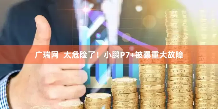 广瑞网  太危险了！小鹏P7+被曝重大故障